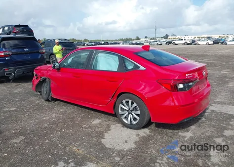 2022 Honda Civic Lx из США, поврежденный, VIN 2HGFE2F22NH524514